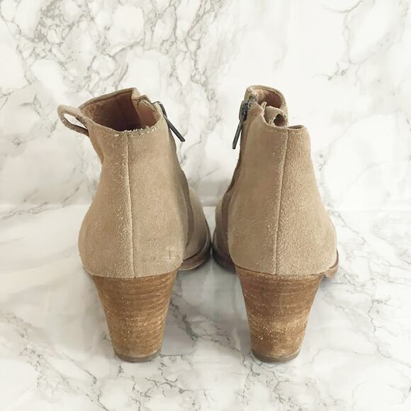 MADEWELL The Billie Bootie Suede Boots Tan 6.5 - Picture 6 of 10